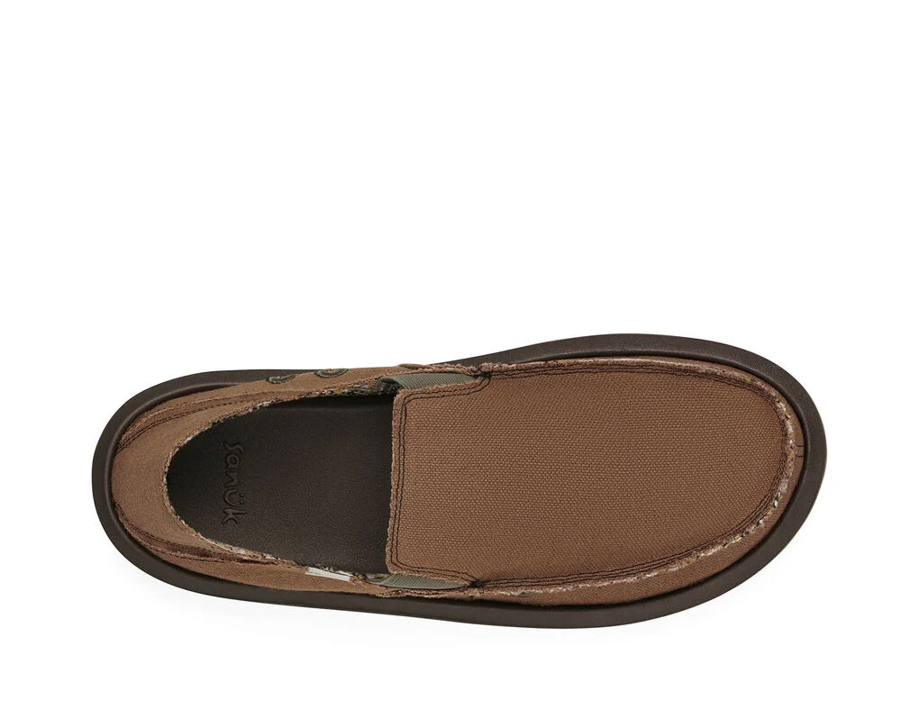 Sanuk Mens Shoes Vagabond ST Hemp - Image 17