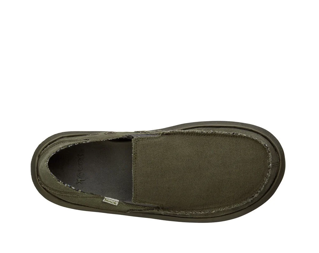 Sanuk Mens Shoes Vagabond ST Hemp - Image 18