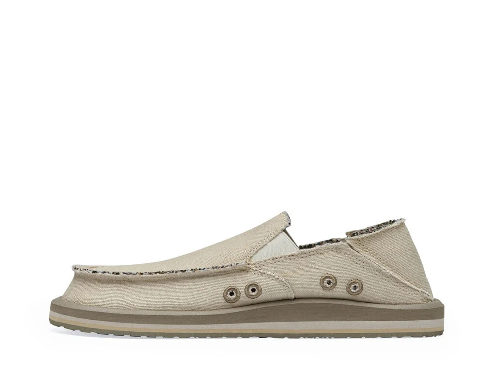 Sanuk Mens Shoes Vagabond ST Hemp - Image 3