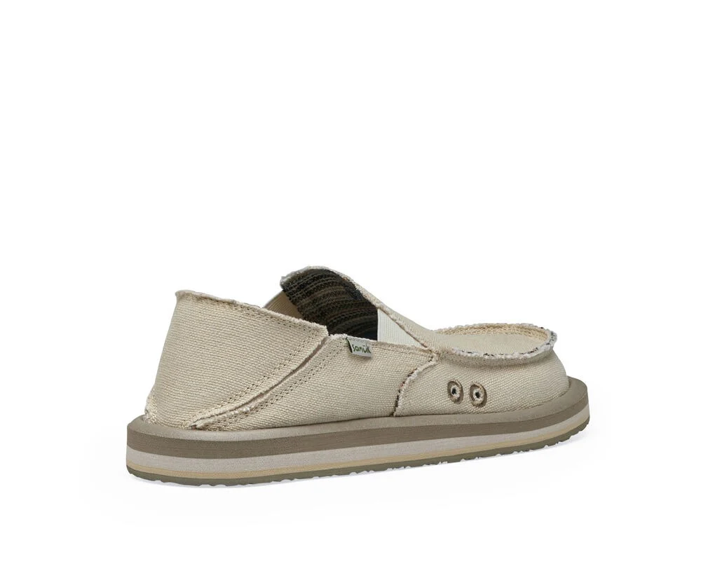Sanuk Mens Shoes Vagabond ST Hemp - Image 4