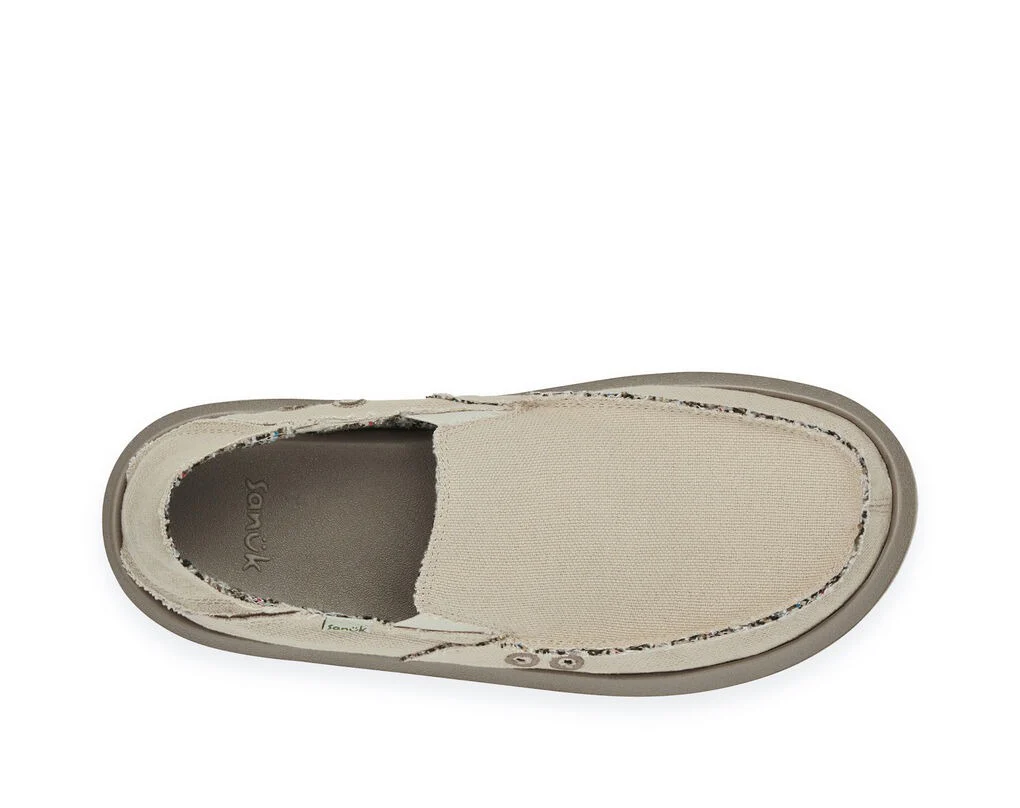 Sanuk Mens Shoes Vagabond ST Hemp - Image 5