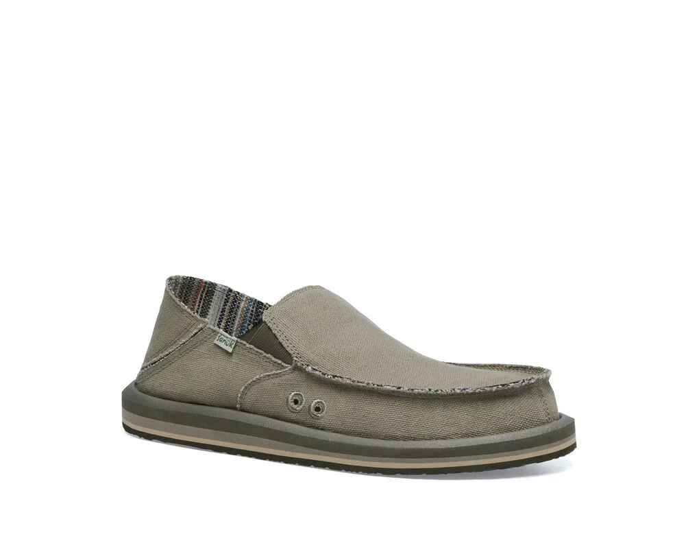 Sanuk Mens Shoes Vagabond ST Hemp - Image 8