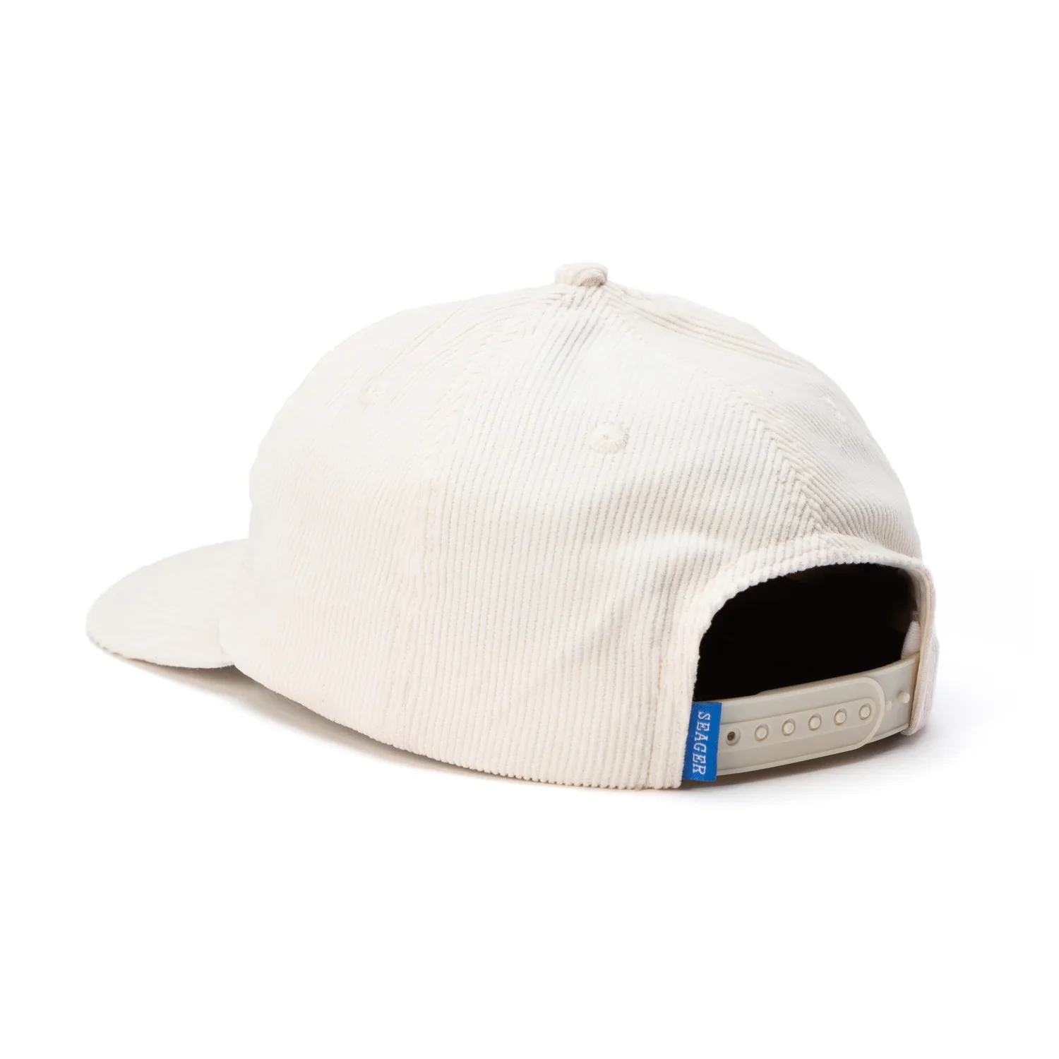 Seager Hat Big Cream Corduroy Snapback - Image 3