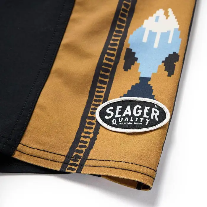 Seager Mens Boardshorts Capo Panel - Image 4