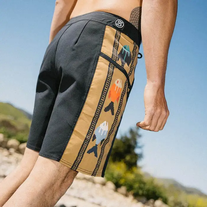 Seager Mens Boardshorts Capo Panel - Image 6