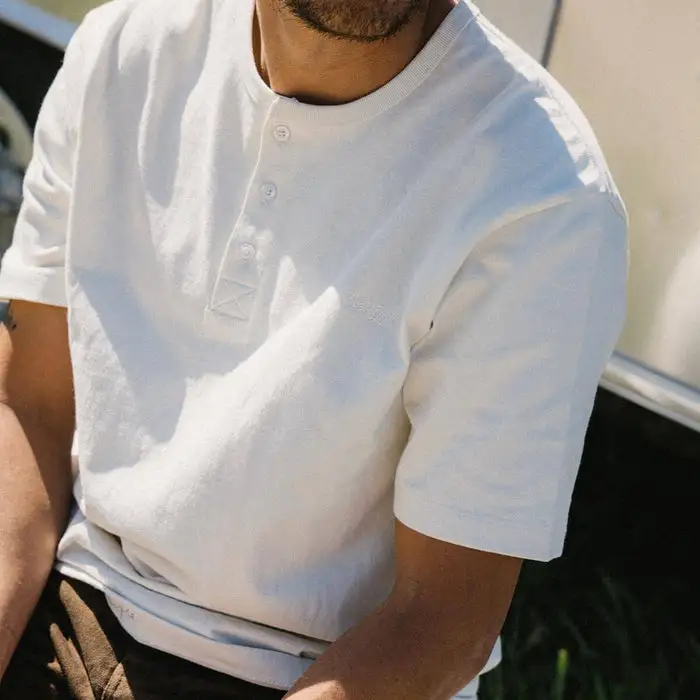 Seager Mens Shirt Brand Henley - Image 6