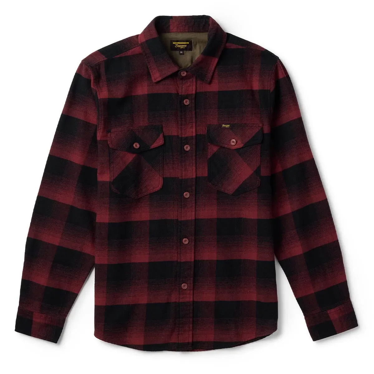 Seager Mens Shirt Calico Flannel - Image 12