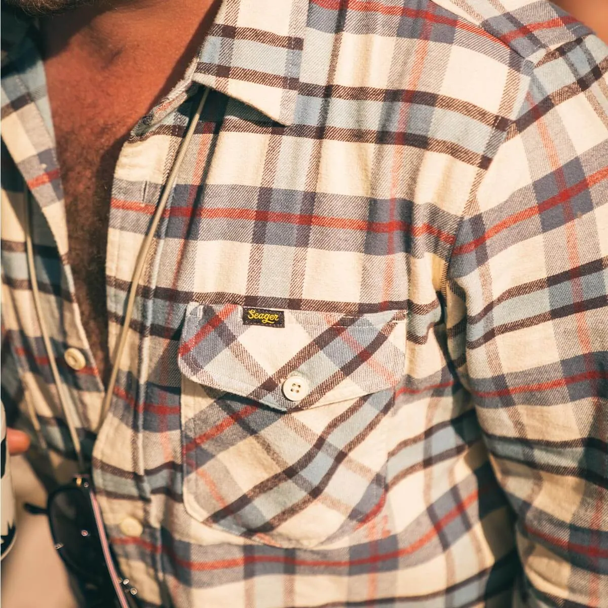 Seager Mens Shirt Calico Flannel - Image 3