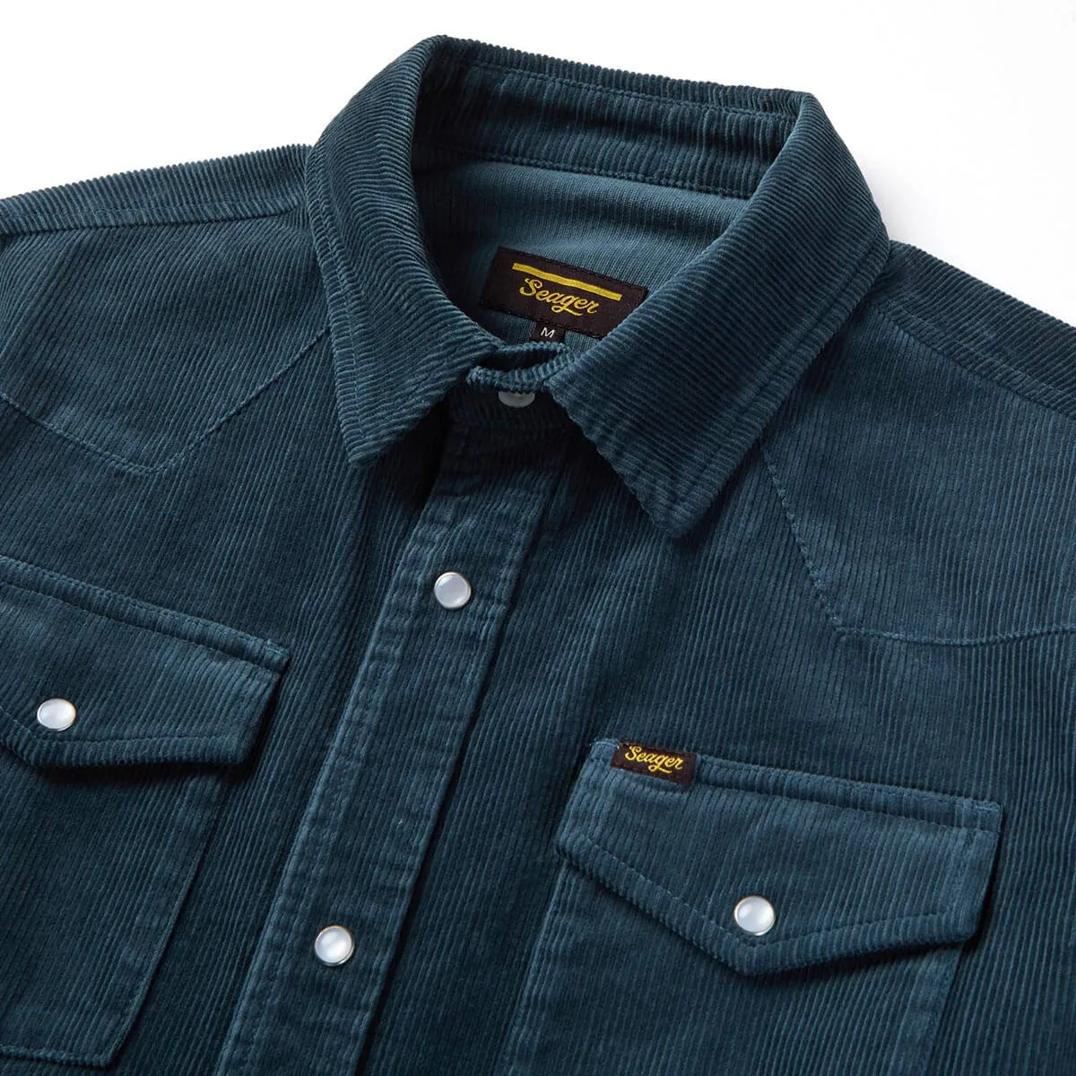 Seager Mens Shirt Reagan Pearl Snap Corduroy - Image 15