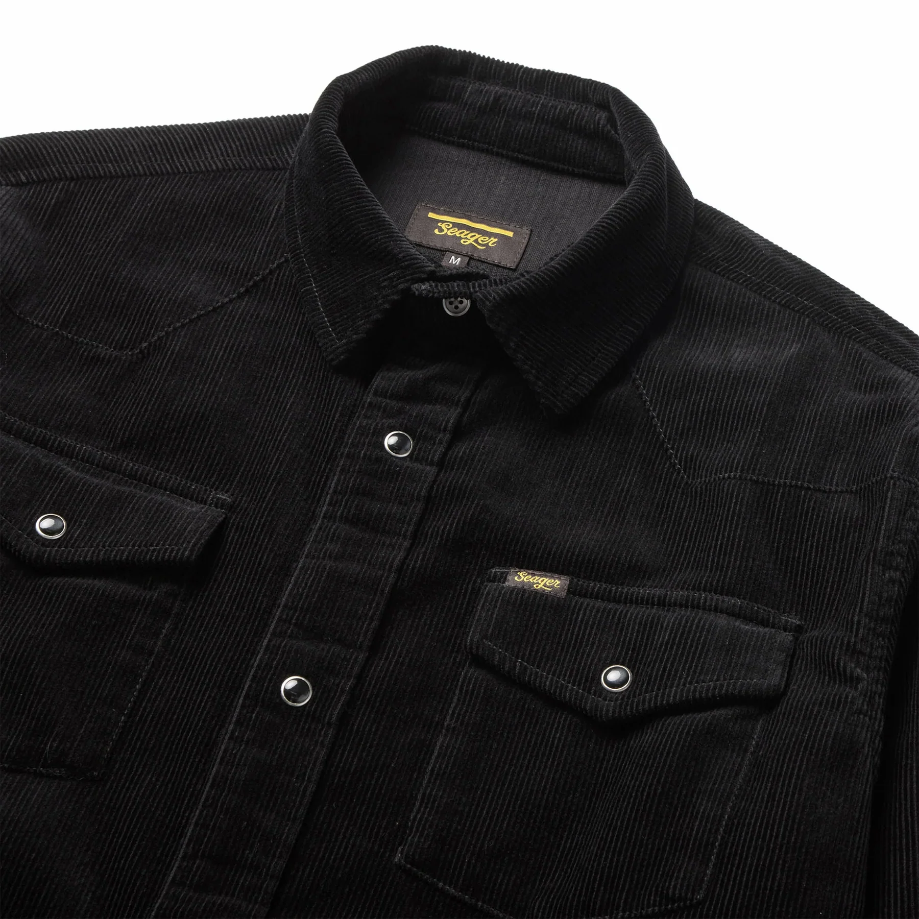Seager Mens Shirt Reagan Pearl Snap Corduroy - Image 5
