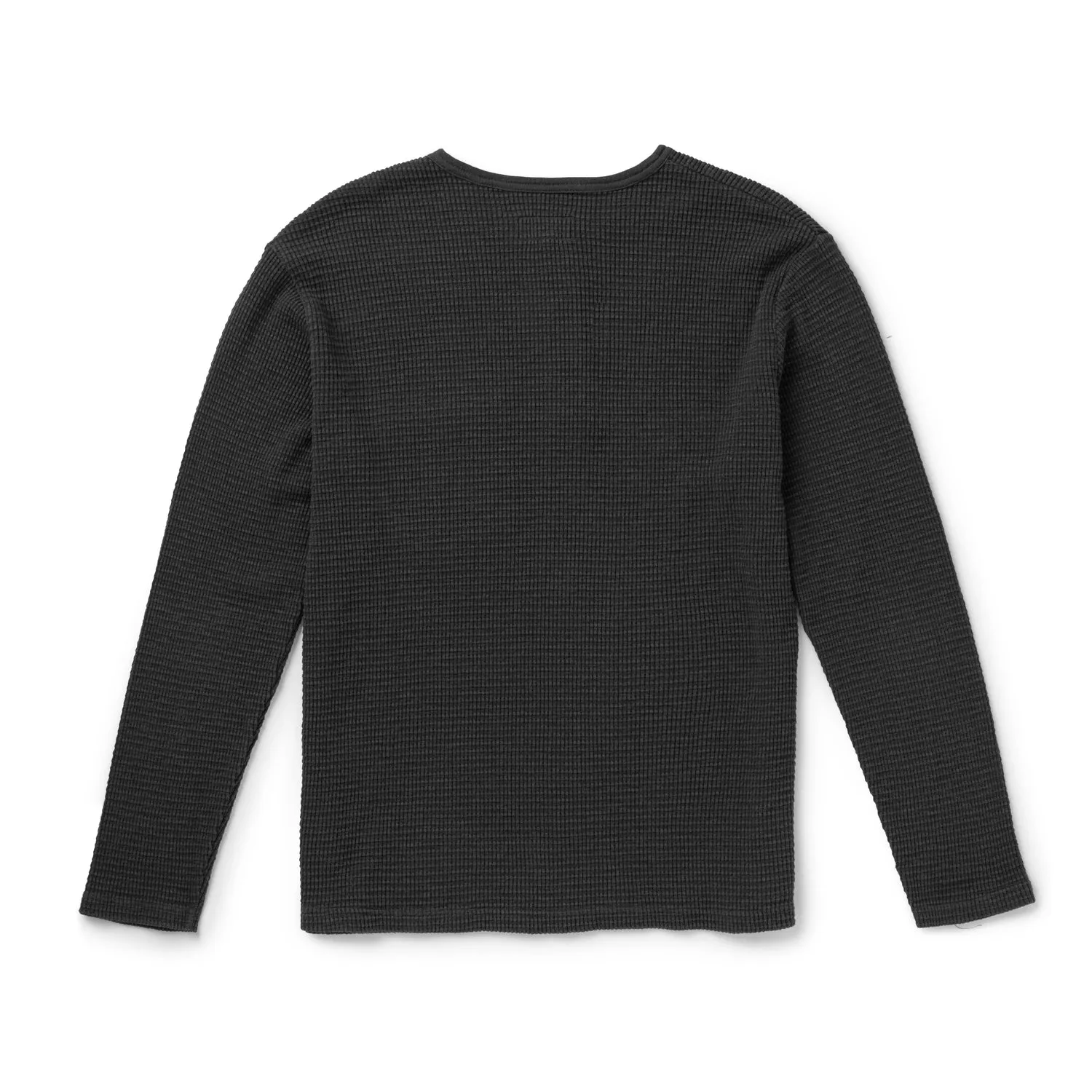 Seager Mens Shirt Sawpit Henley Thermal - Image 6