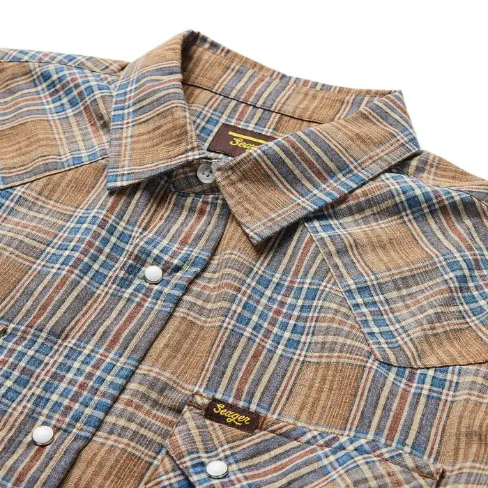Seager Mens Shirt Sawtoof Long Sleeve - Image 3