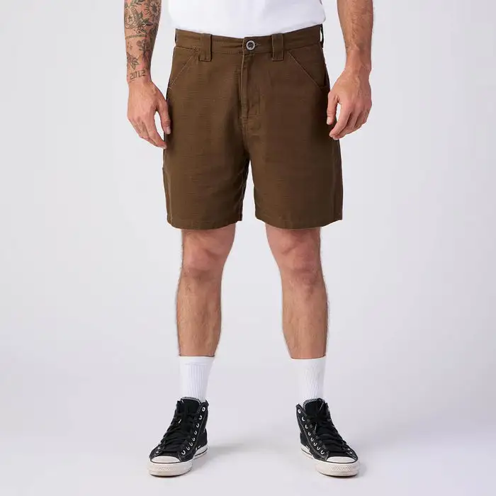 Seager Mens Shorts Bison Canvas - Image 3