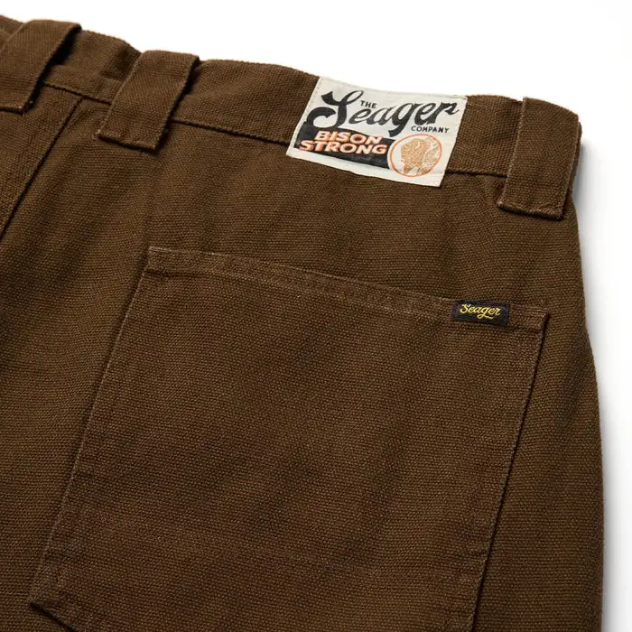 Seager Mens Shorts Bison Canvas - Image 7