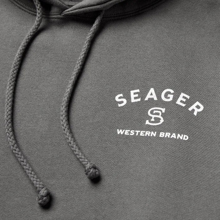 Seager Mens Sweatshirt Branded Mid-Weight Hoodie - Image 3