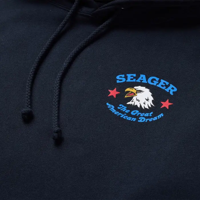 Seager Mens Sweatshirt Great American Dream Hoodie - Image 4