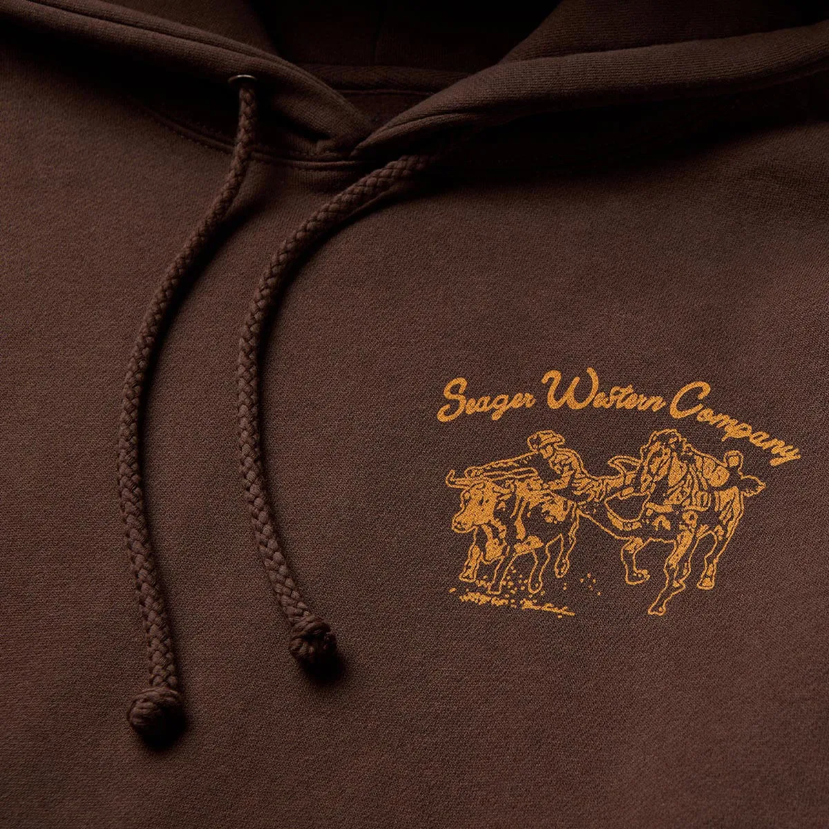 Seager Mens Sweatshirt Los Rios Mid-Weight Hoodie - Image 12