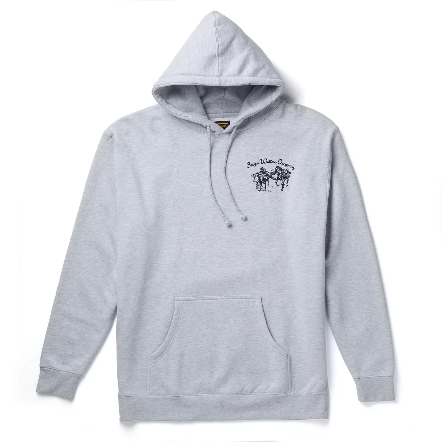 Seager Mens Sweatshirt Los Rios Mid-Weight Hoodie - Image 5