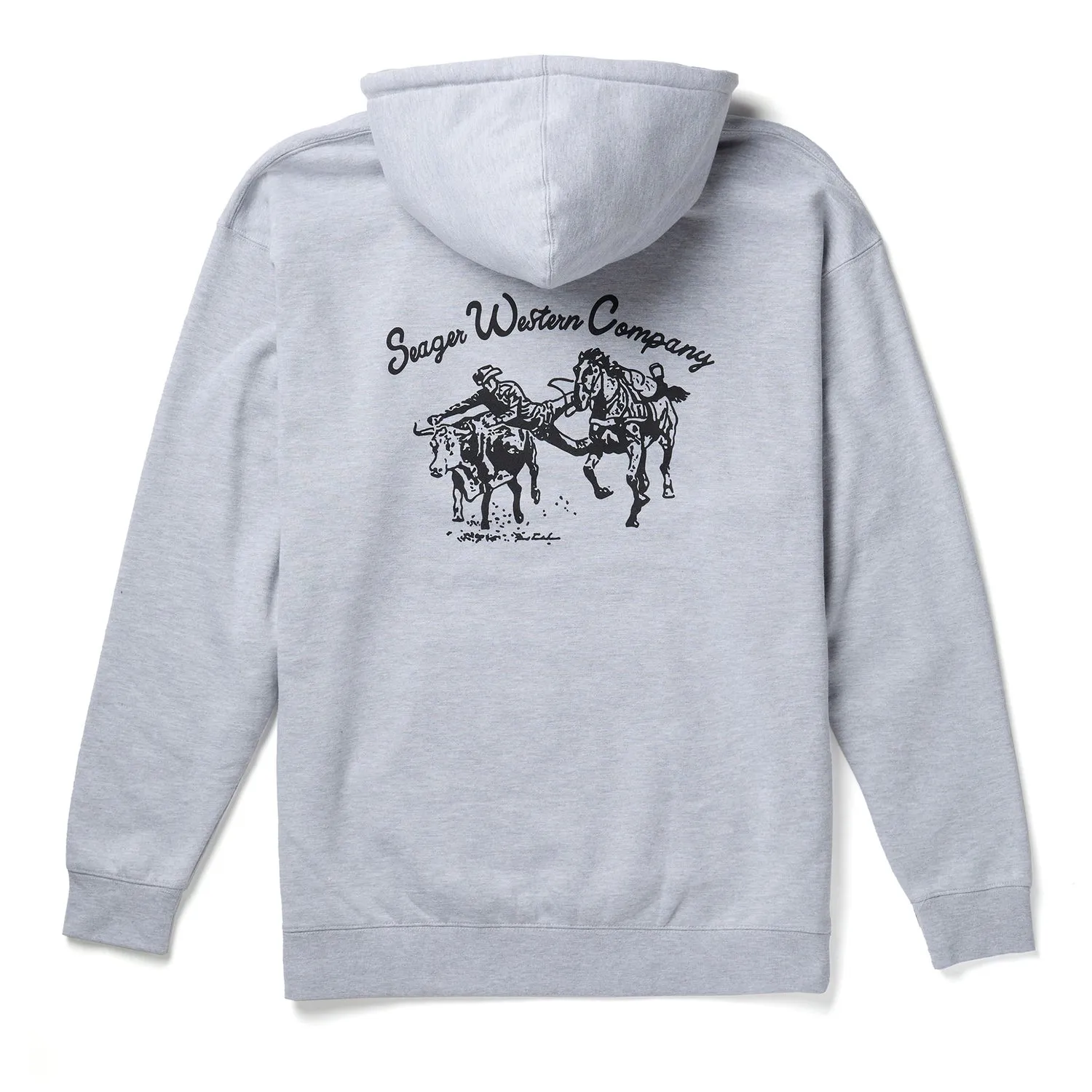 Seager Mens Sweatshirt Los Rios Mid-Weight Hoodie - Image 6