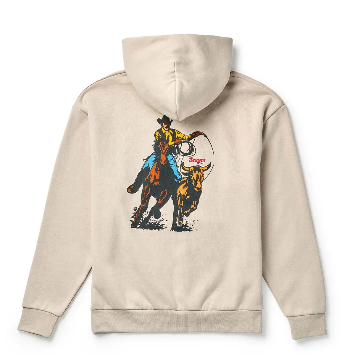 Seager Mens Sweatshirt Rodeo Series Heavy-Weight Hoodie