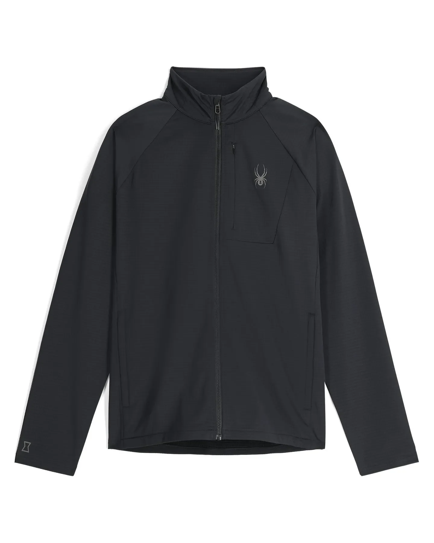 Spyder Mens Snow Layers Gridweb Full Zip Jacket