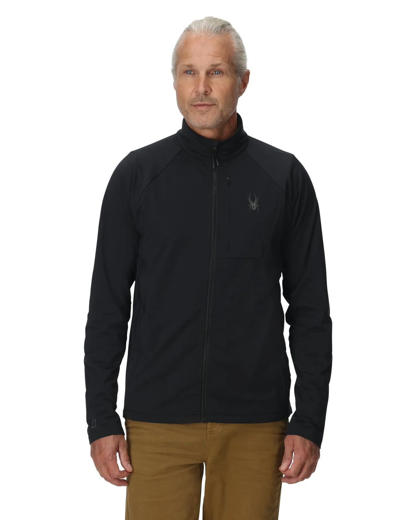 Spyder Mens Snow Layers Gridweb Full Zip Jacket - Image 4