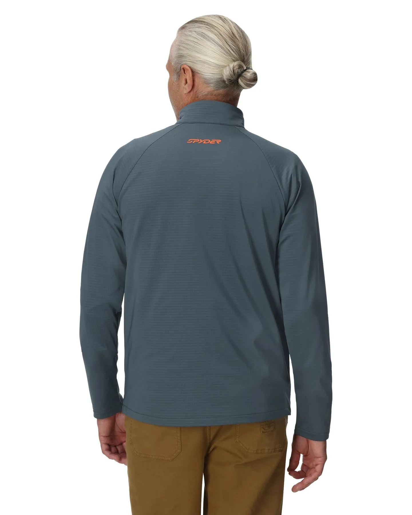 Spyder Mens Snow Layers Gridweb Full Zip Jacket - Image 8