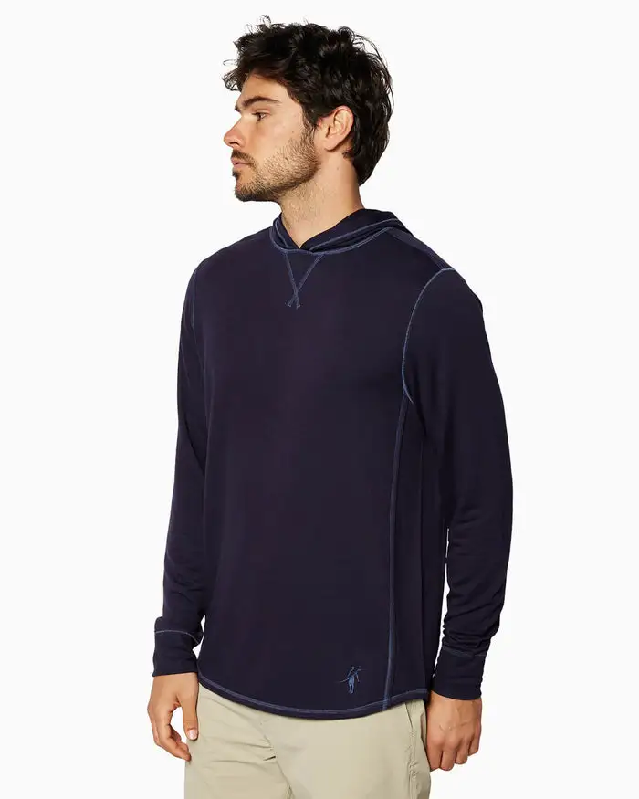 Toes On The Nose Mens Shirt Schooner Long Sleeve Hoodie - Image 2