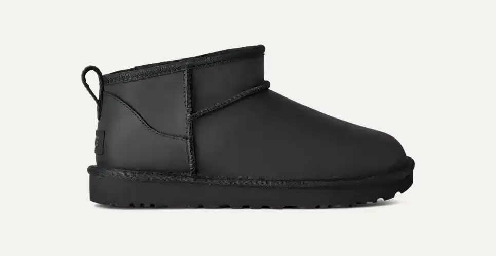 UGG® Womens Boots Classic Ultra Mini Leather