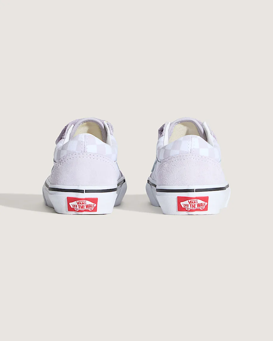 Vans Kids Shoes Little Kids Old Skool V Checkerboard - Image 4