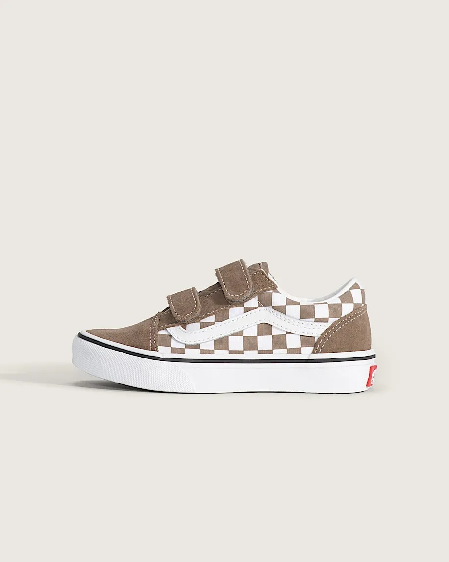 Vans Kids Shoes Little Kids Old Skool V Checkerboard - Image 6