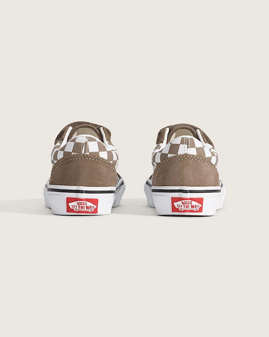 Vans Kids Shoes Little Kids Old Skool V Checkerboard - Image 9