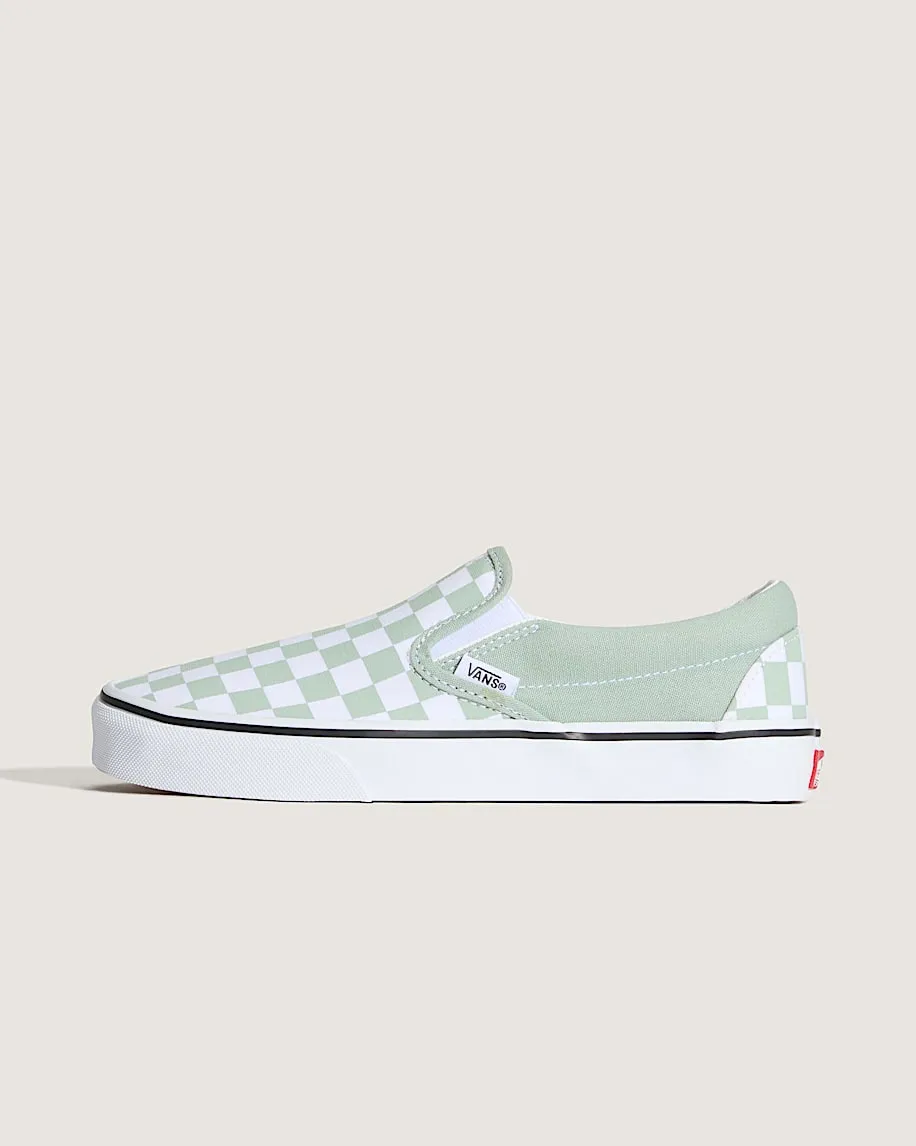 Vans Womens Shoes Color Theory Classic Slip-On Checkerboard - Image 5