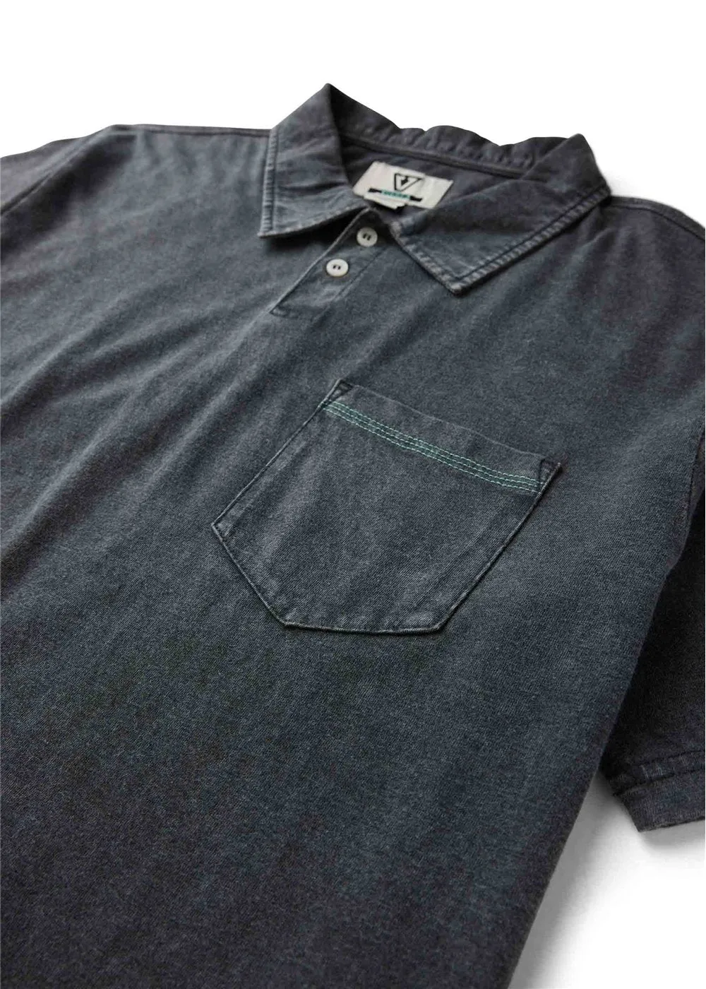 Vissla Mens Knit Solid Sets Cosmic Wash Polo - Image 11