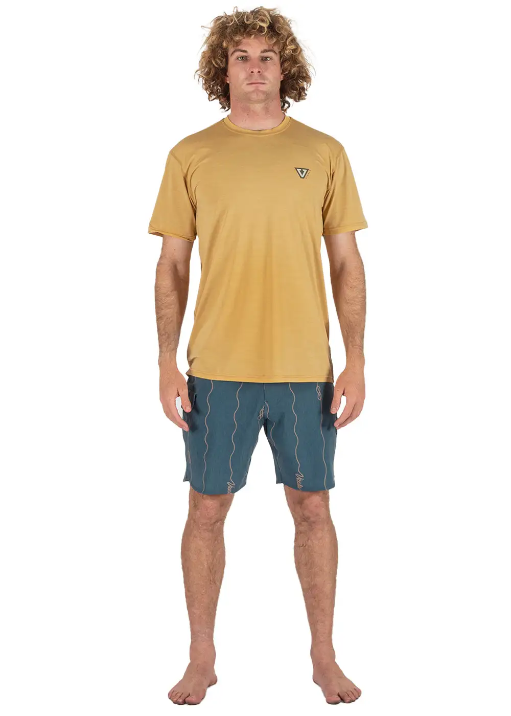 Vissla Mens Rashguard Twisted Eco Short Sleeve - Image 6