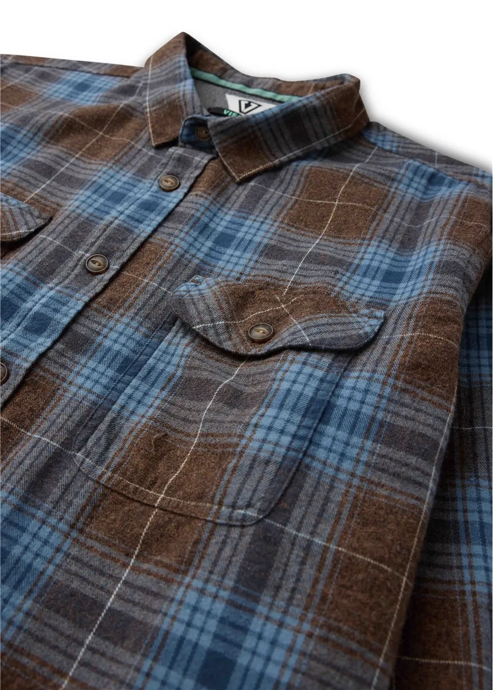 Vissla Mens Shirt Central Coast Eco Long Sleeve Flannel - Image 9