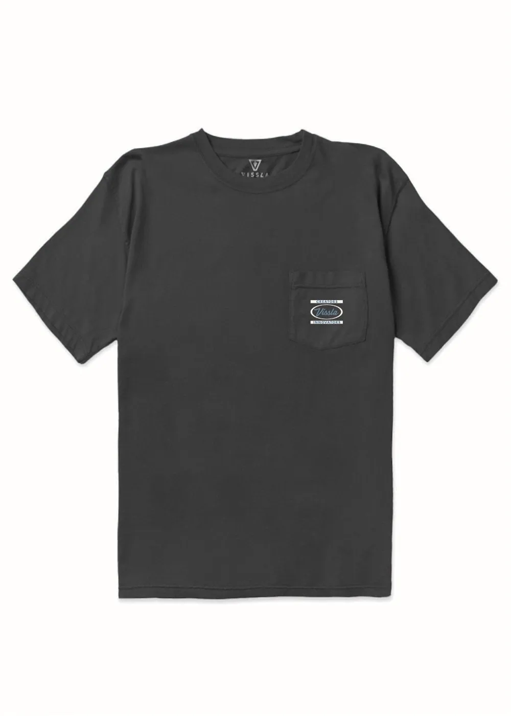 Vissla Mens Shirt Creators Gathering Premium Organic Pocket Tee - Image 2
