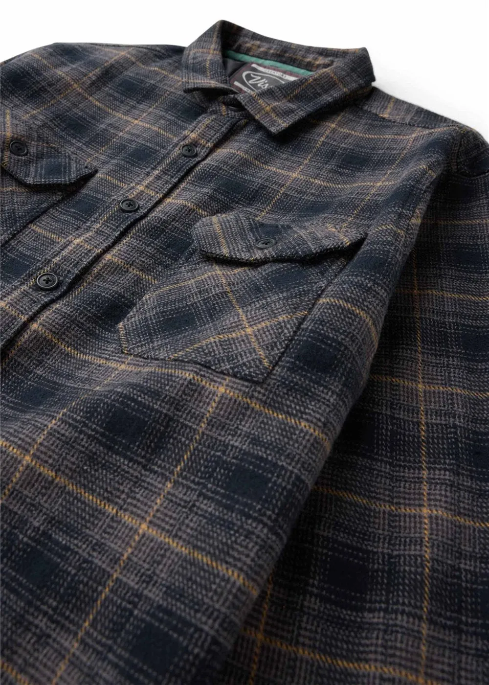 Vissla Mens Shirt Creators Heavy Days Eco Long Sleeve Flannel - Image 3