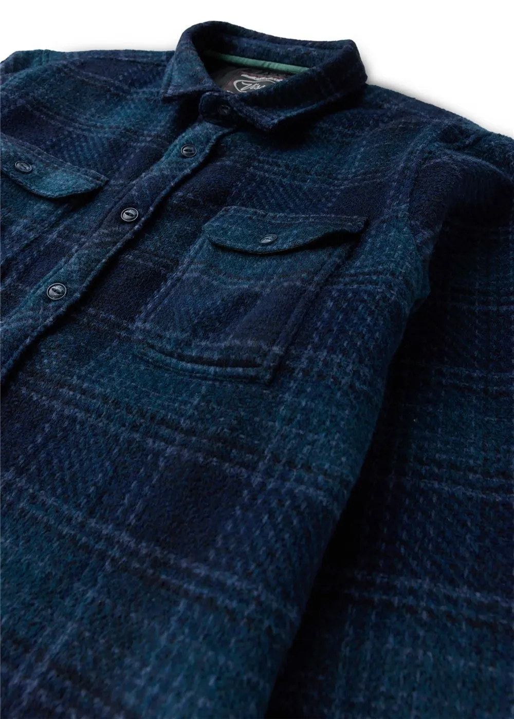Vissla Mens Shirt Creators Mind Games Eco Long Sleeve Flannel - Image 3