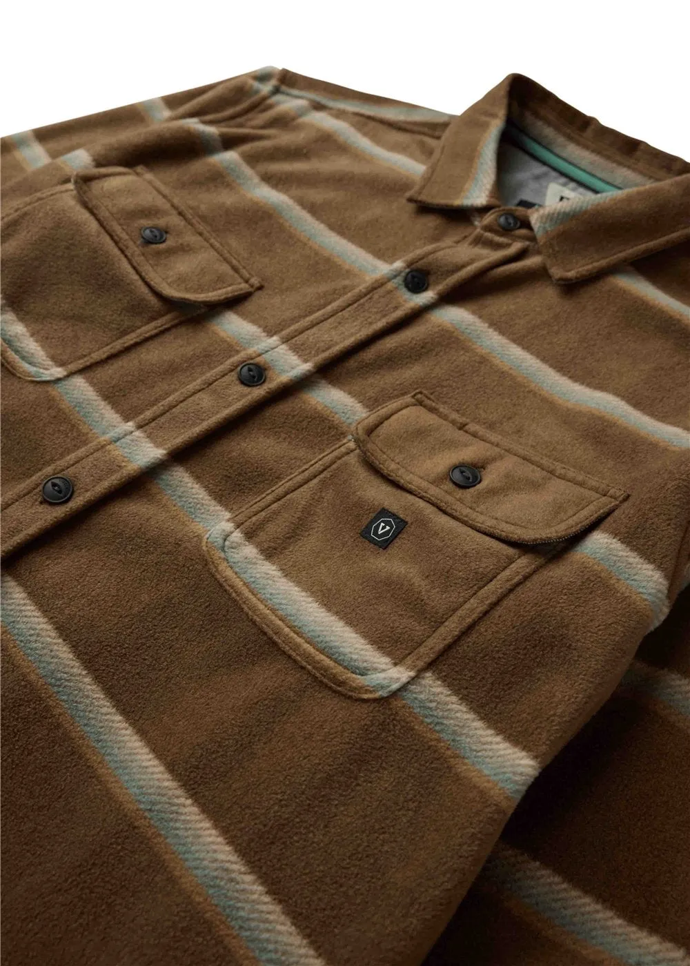 Vissla Mens Shirt Eco-Zy Long Sleeve Polar Flannel - Image 12