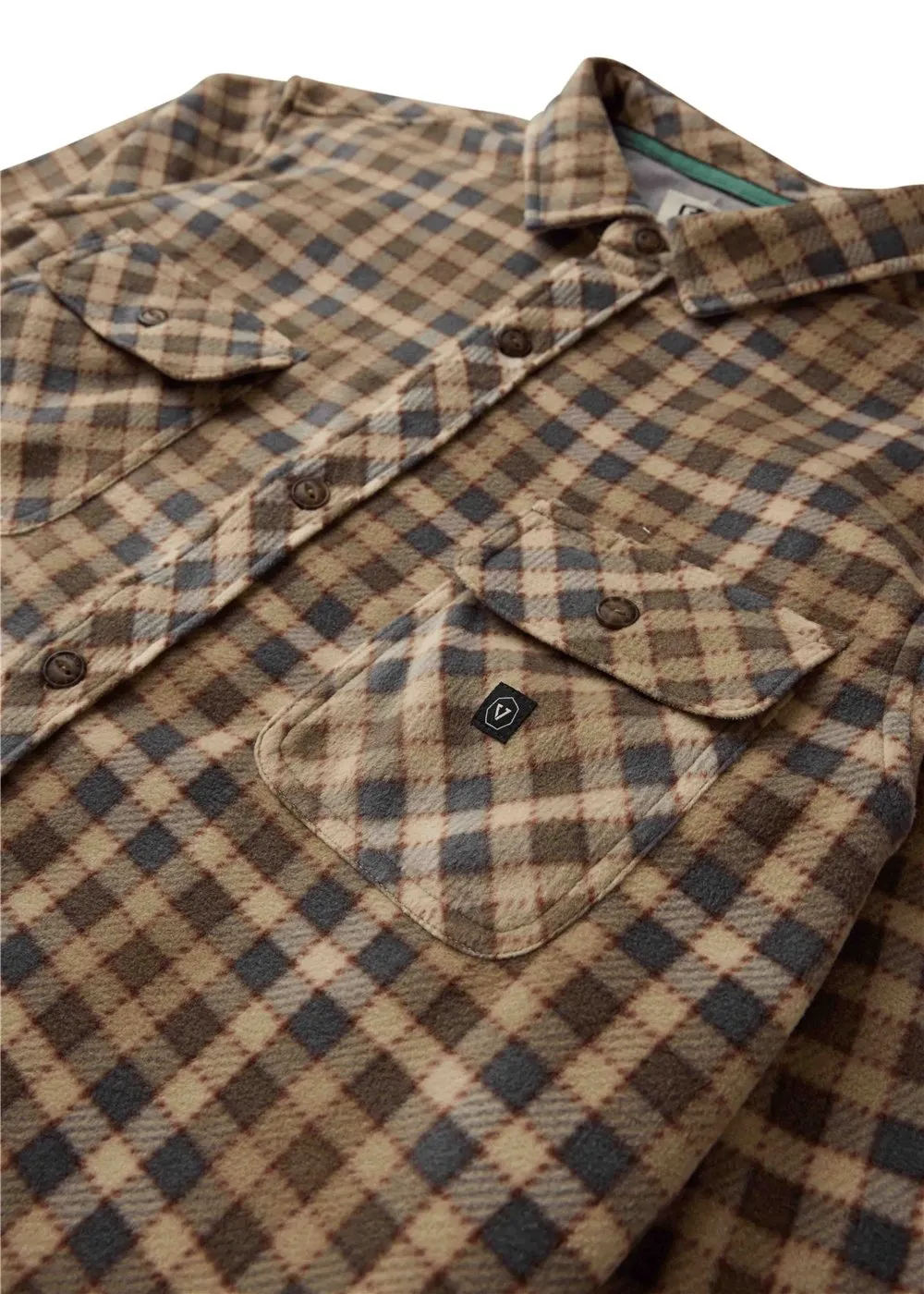 Vissla Mens Shirt Eco-Zy Long Sleeve Polar Flannel - Image 18