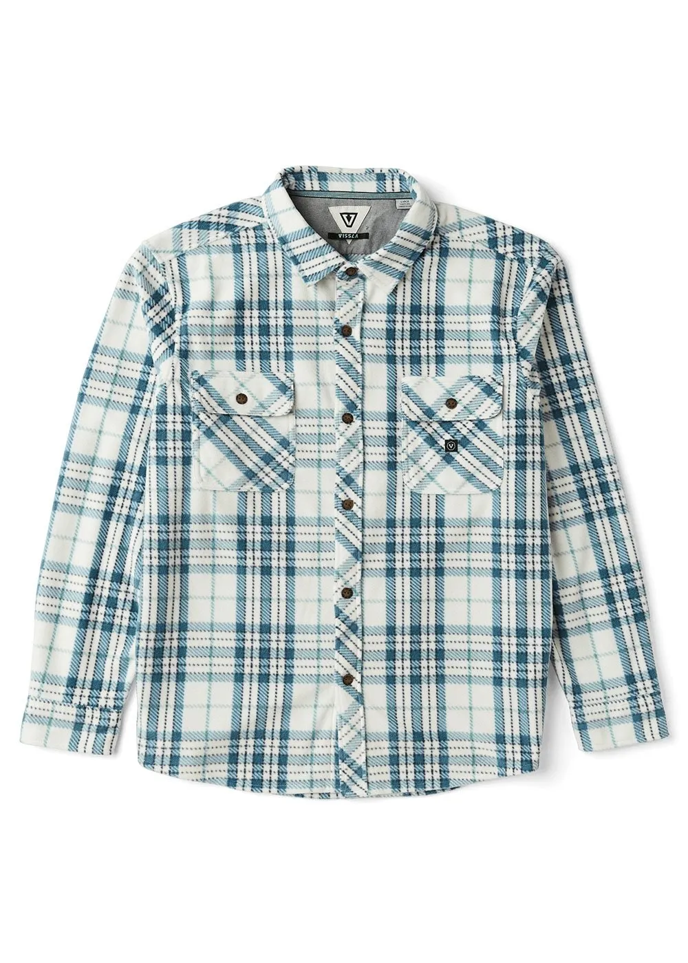 Vissla Mens Shirt Eco-Zy Long Sleeve Polar Flannel - Image 7