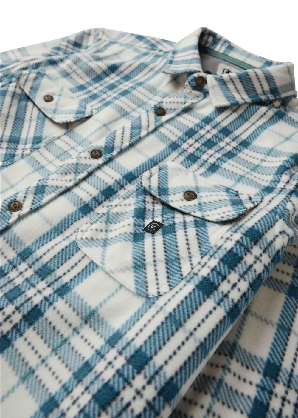 Vissla Mens Shirt Eco-Zy Long Sleeve Polar Flannel - Image 9