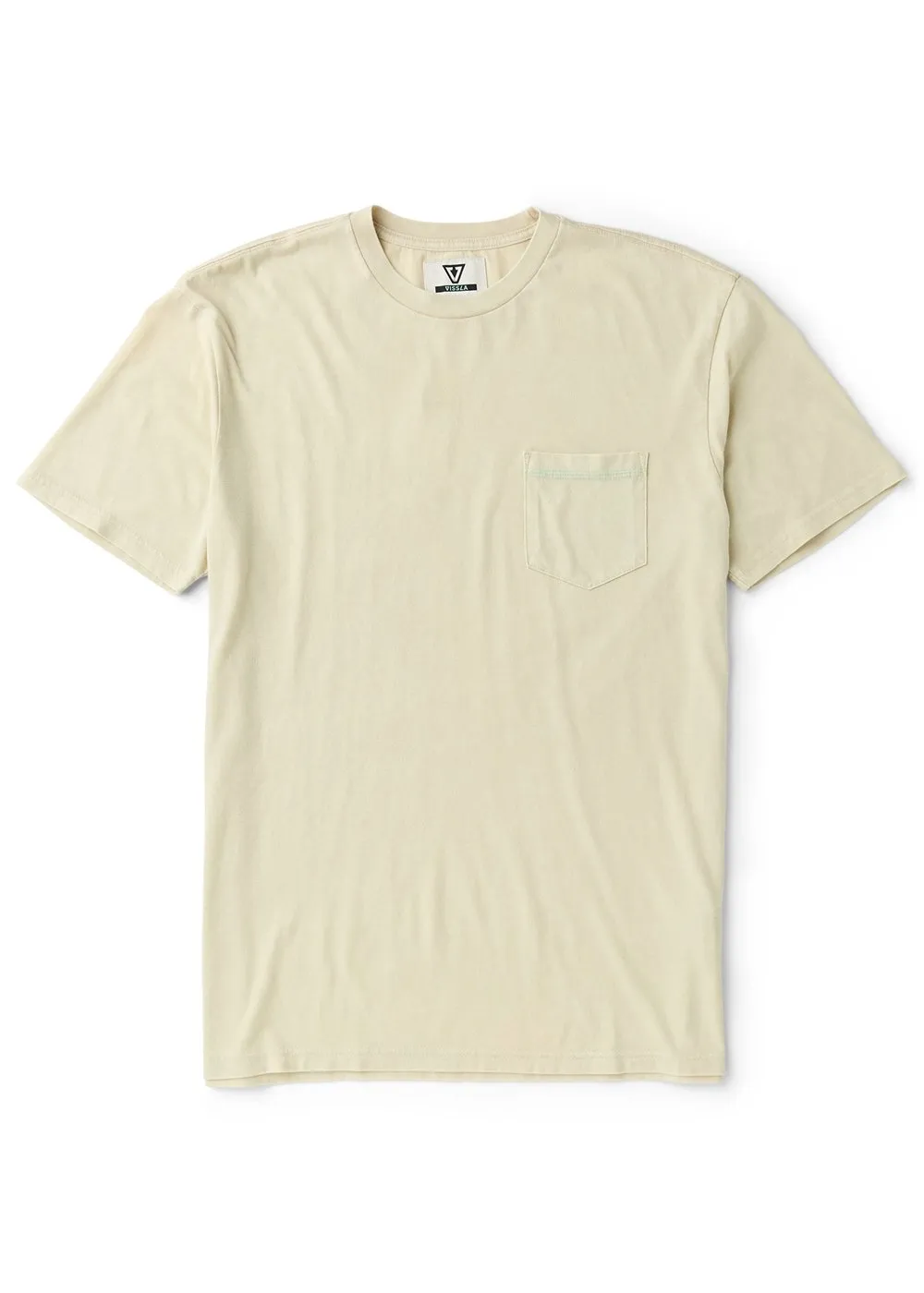 Vissla Mens Shirt Solid Sets Cosmic Wash Pocket Tee - Image 15