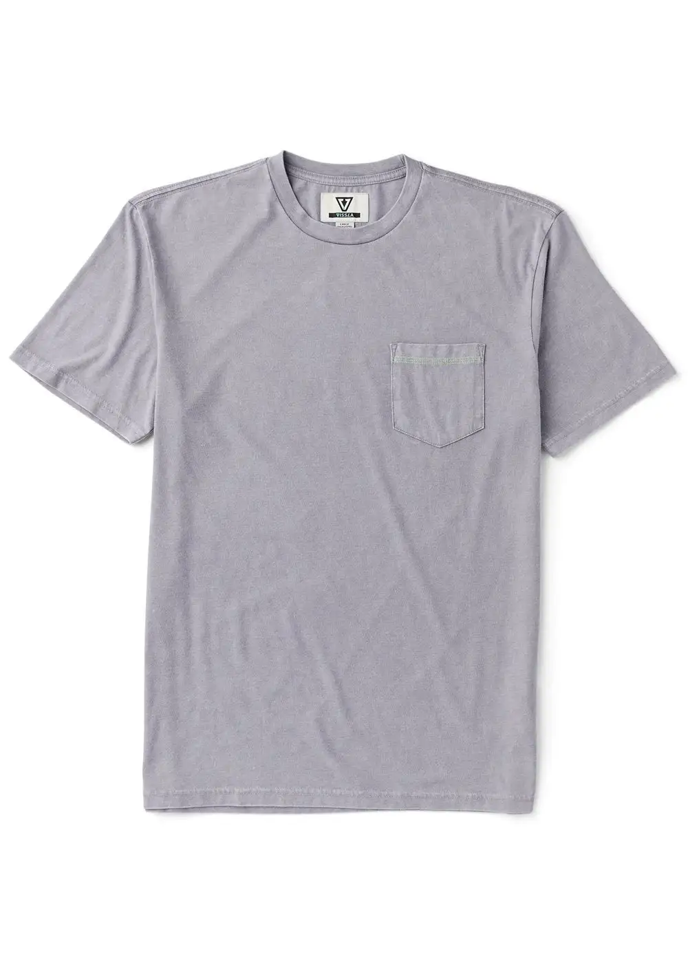 Vissla Mens Shirt Solid Sets Cosmic Wash Pocket Tee - Image 19