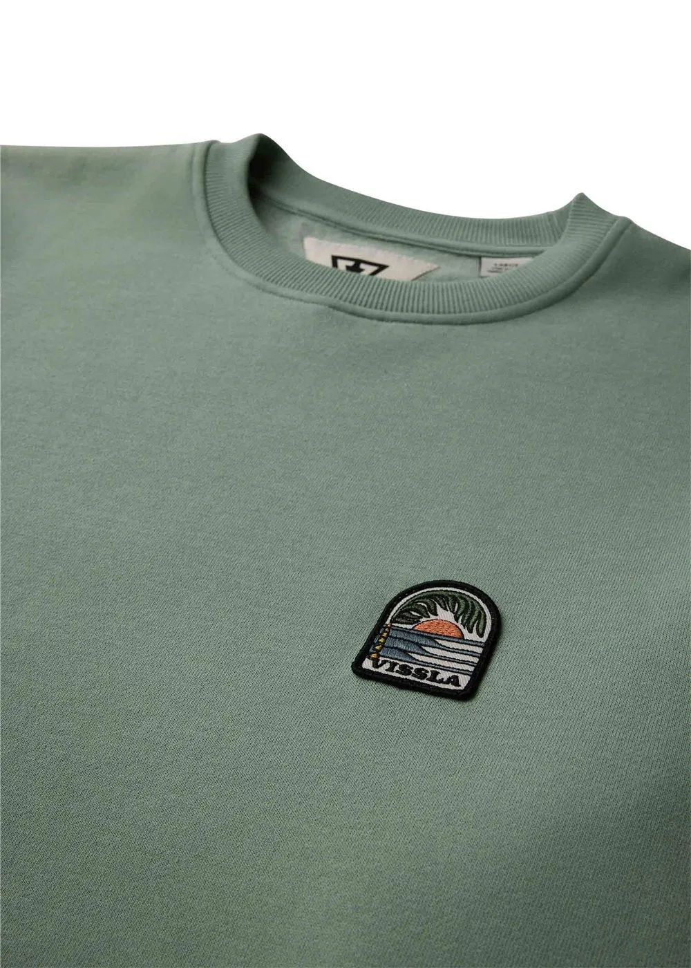 Vissla Mens Sweatshirt Solid Sets Eco Crew - Image 3