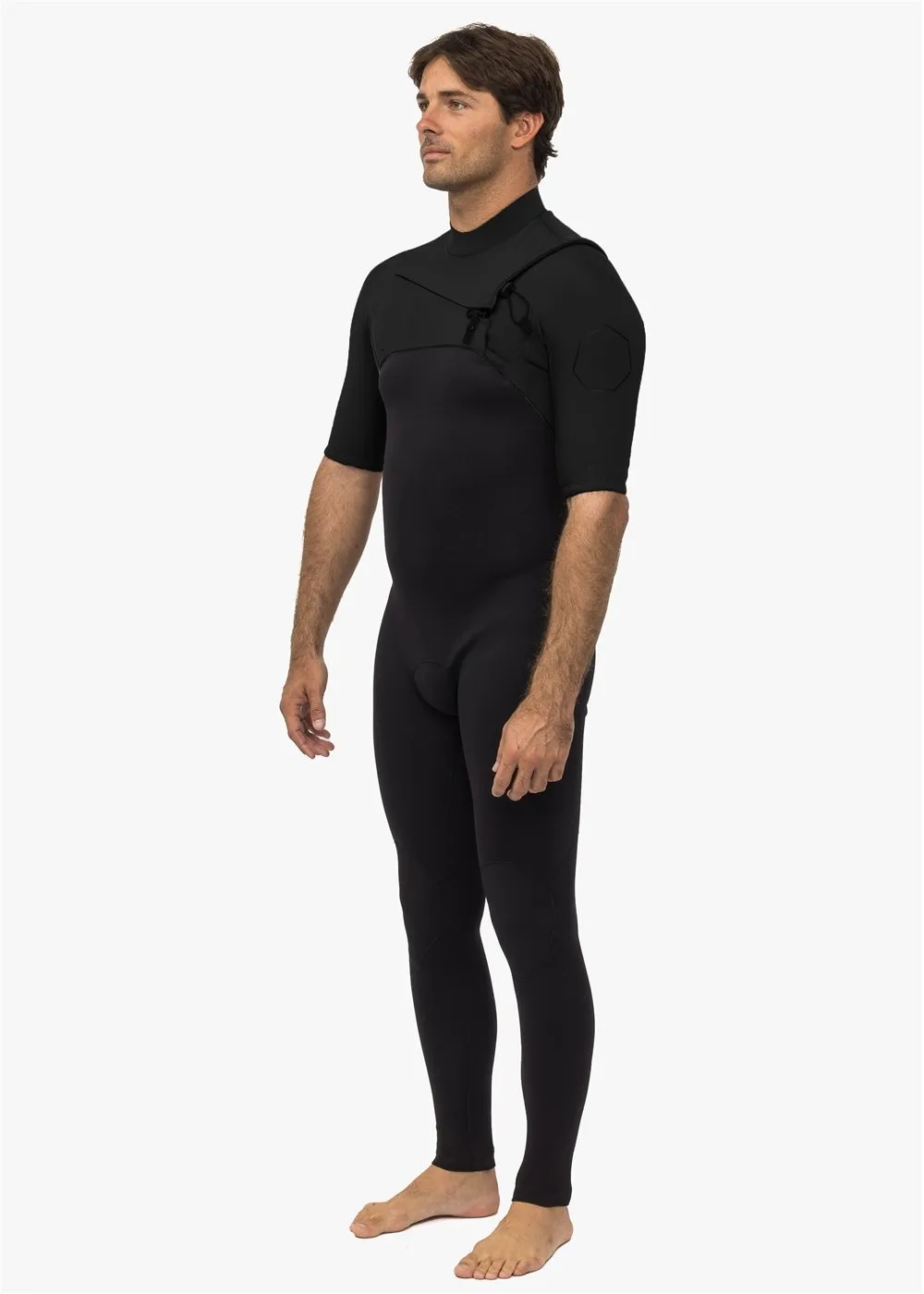 Vissla Mens Wetsuit High Seas II 2-2 Short Sleeve Fullsuit - Image 3