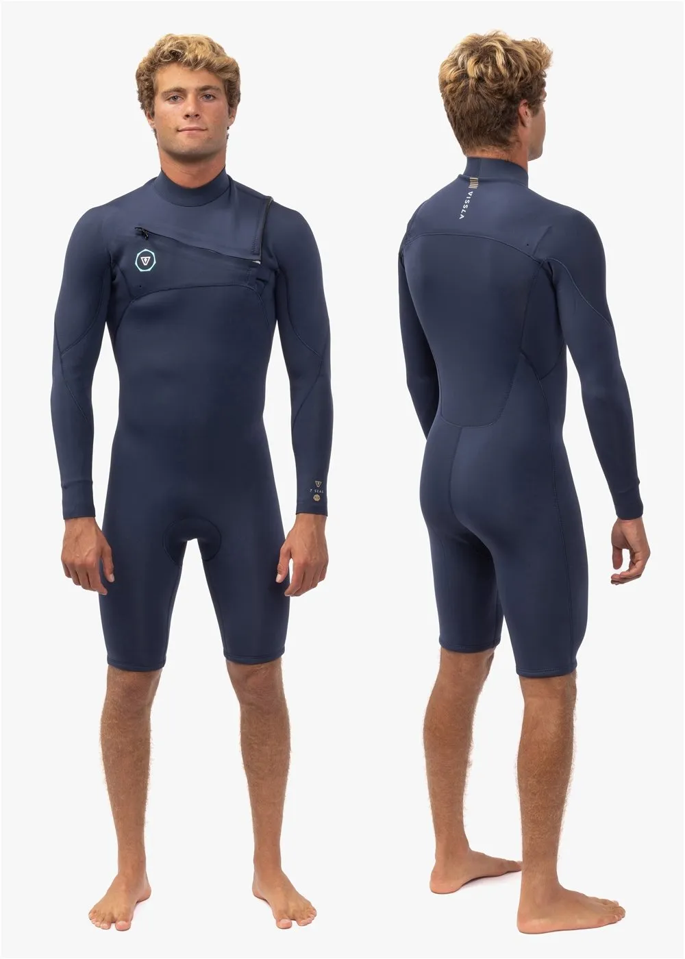 Vissla Mens Wetsuits 7 Seas 2-2mm Long Sleeve Spring - Image 8