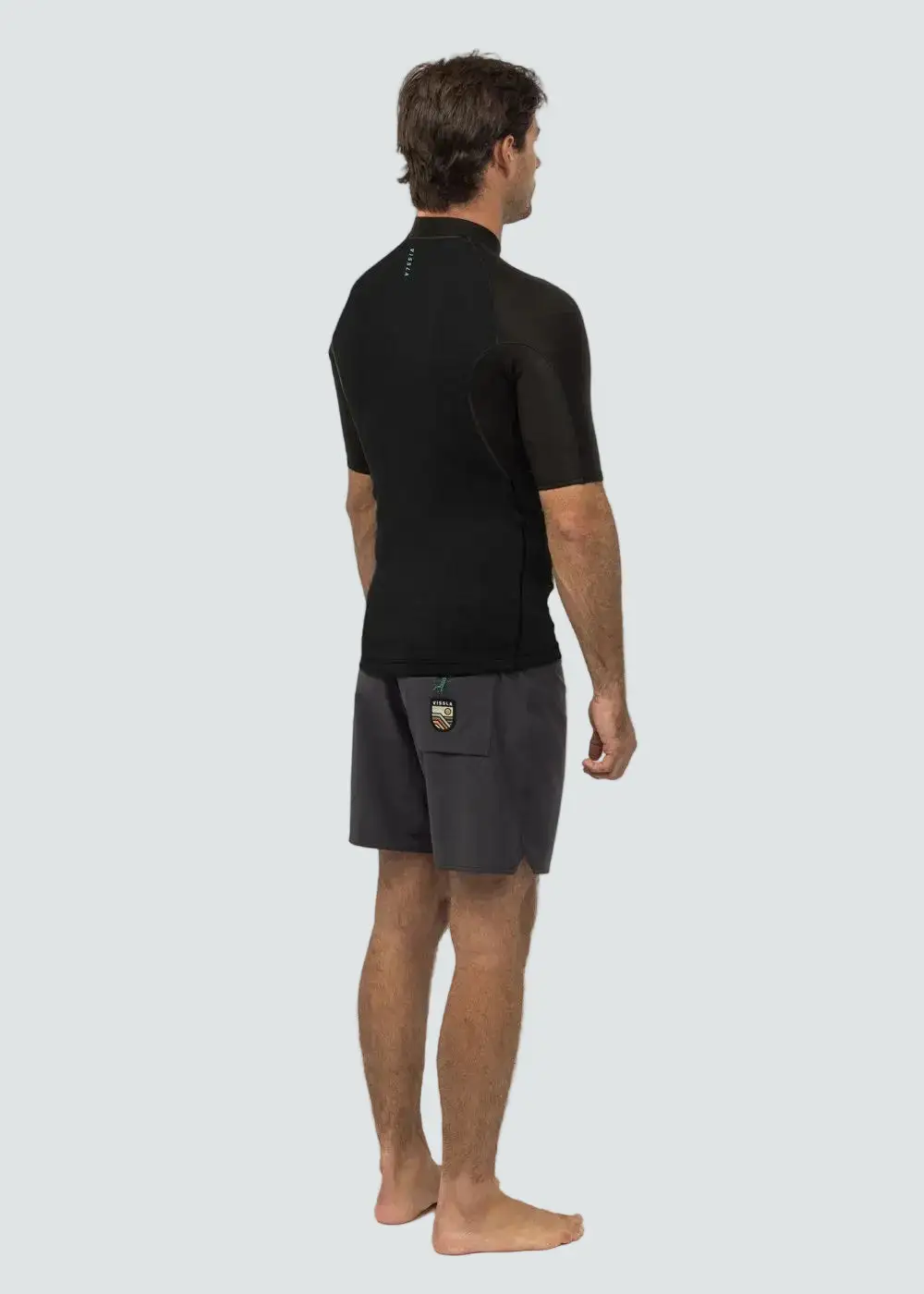 Vissla Mens Wetsuits High Seas II 1mm Short Sleeve Wetsuit Jacket - Image 6