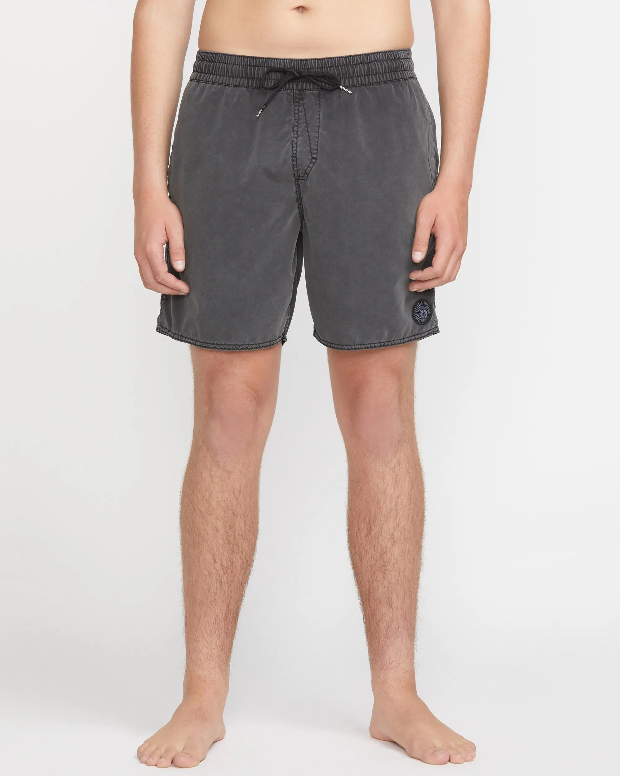 Volcom Mens Boardshorts Center Elastic Waist Trunks